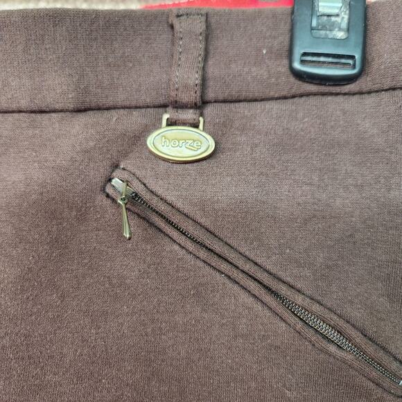 Horze Equesteian Riding Pants in Brown Size Medium Ladies Womens - Picture 3 of 8